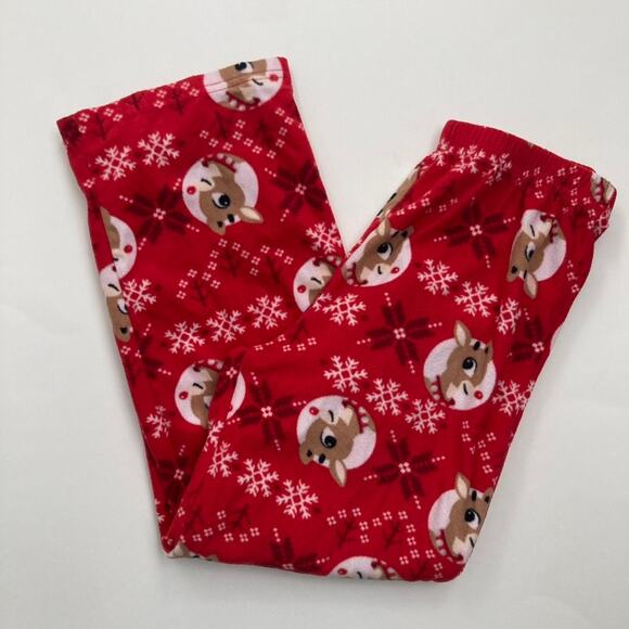 Rudolph the Red Nosed Reindeer Fleece Pajama Pants - 8 - Picture 6 of 6